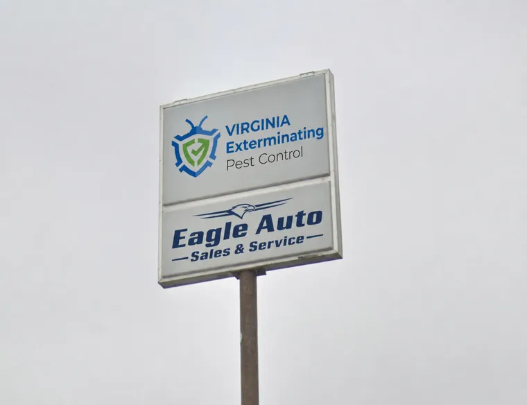 Virginia Exterminating Pest Control sign